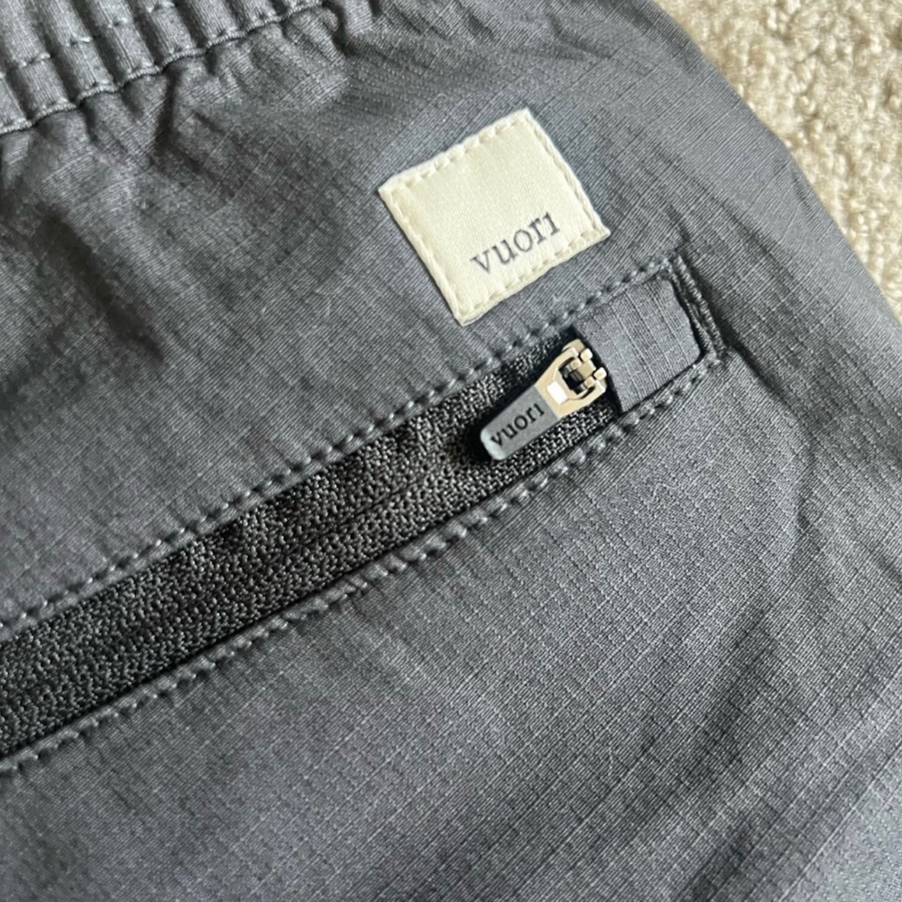 Vuori Womens Ripstop Pants Charcoal Grey Sz S (2-4) Joggers Organic Cott NWT $98 - Picture 14 of 14